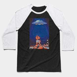 Boxer Abduction Baseball T-Shirt